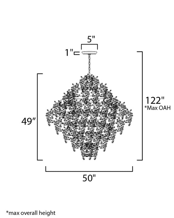 Maxim Comet 50 Crystal Pendant Model: 24209BCPC