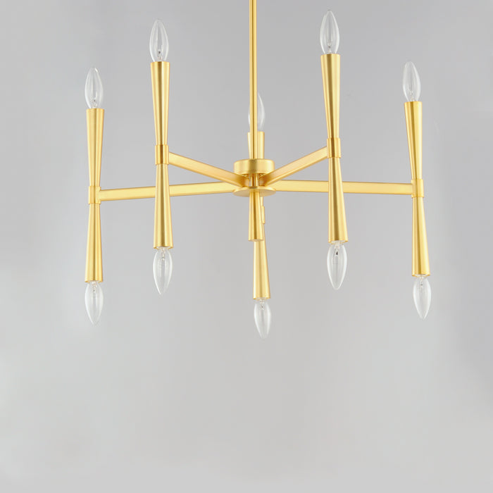 Maxim Rome 10-Light Chandelier Model: 24625SBR