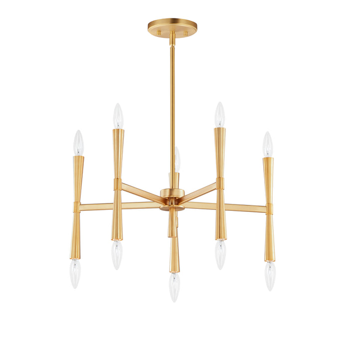 Maxim Rome 10-Light Chandelier Model: 24625SBR