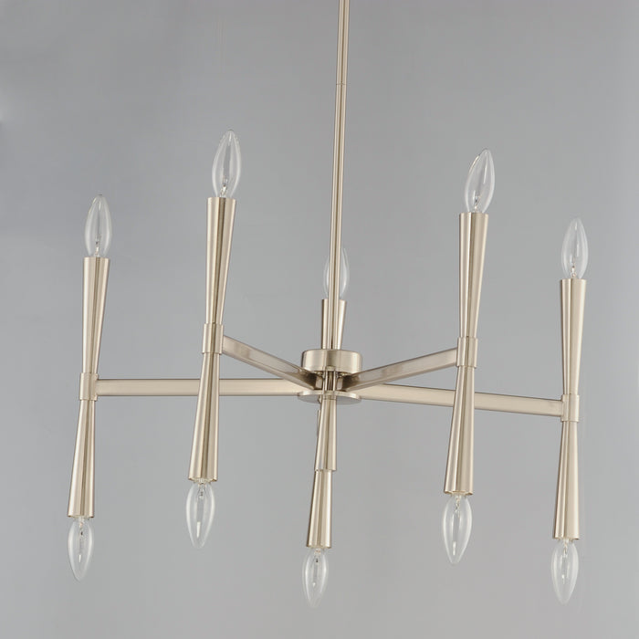 Maxim Rome 10-Light Chandelier Model: 24625SN