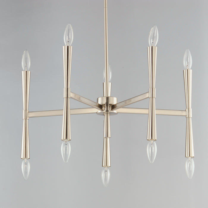 Maxim Rome 10-Light Chandelier Model: 24625SN