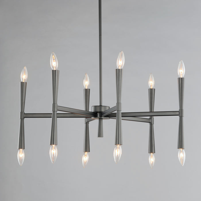 Maxim Rome 12-Light Chandelier Model: 24626BK