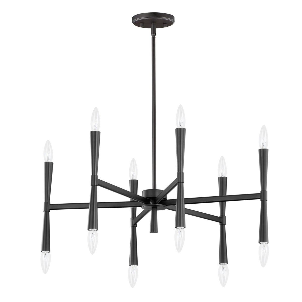 Maxim Rome 12-Light Chandelier Model: 24626BK — Lighting For Less