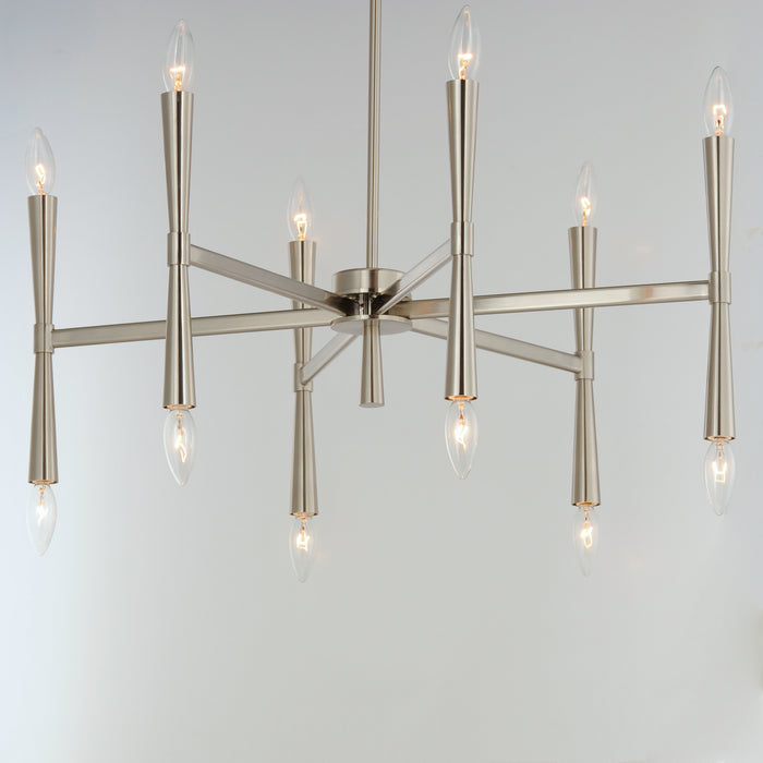 Maxim Rome 12-Light Chandelier Model: 24626SN