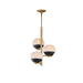 Maxim Lucerne 3-Light Chandelier Model: 24643MRBKNAB