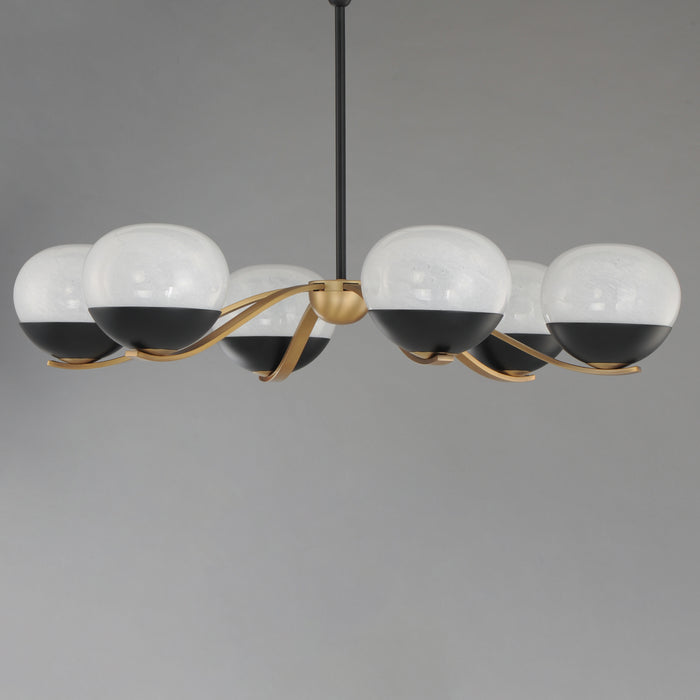 Maxim Lucerne 6-Light Chandelier Model: 24646MRBKNAB