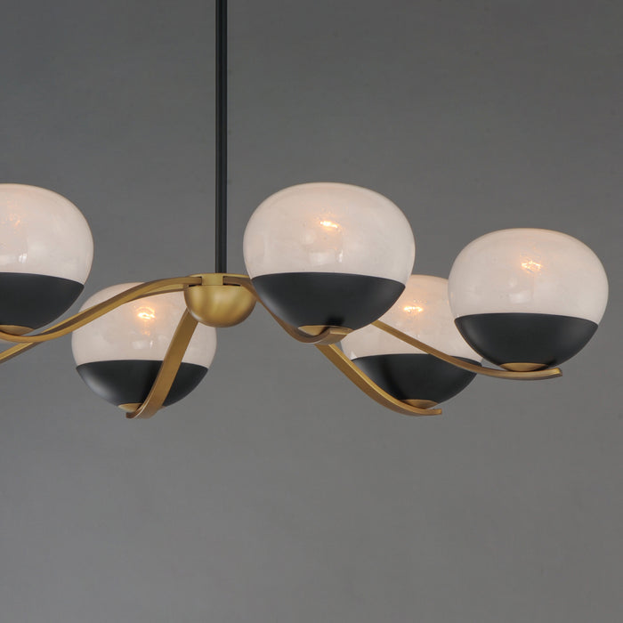 Maxim Lucerne 6-Light Chandelier Model: 24646MRBKNAB