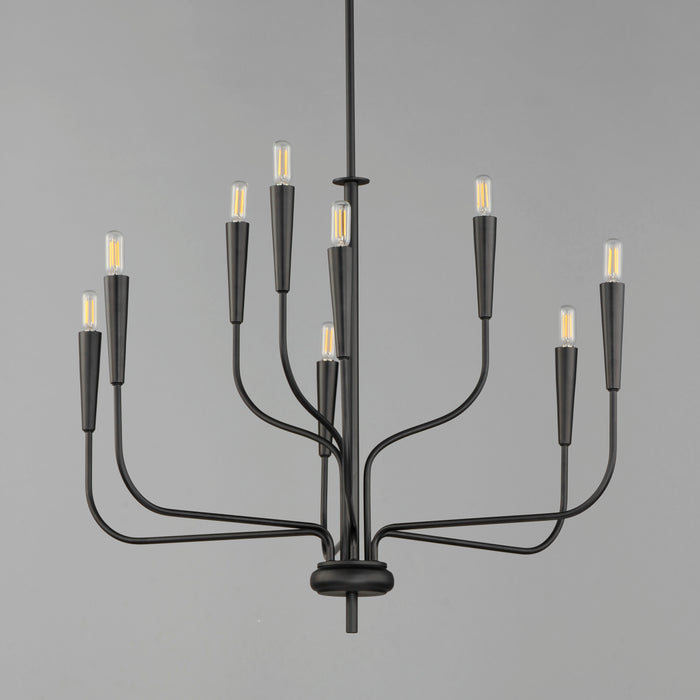 Maxim Vela 9-Light Chandelier Model: 24819BK