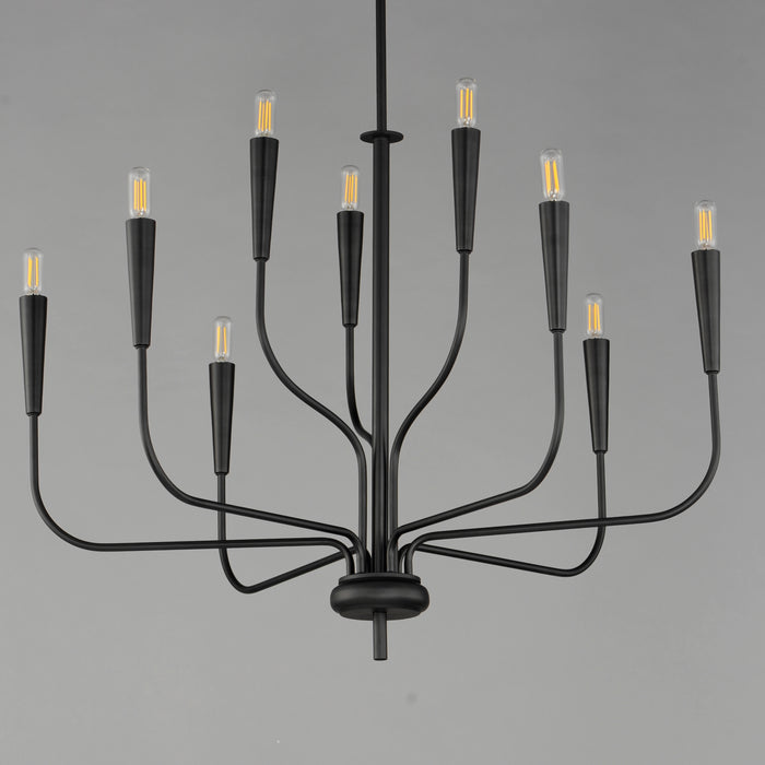 Maxim Vela 9-Light Chandelier Model: 24819BK