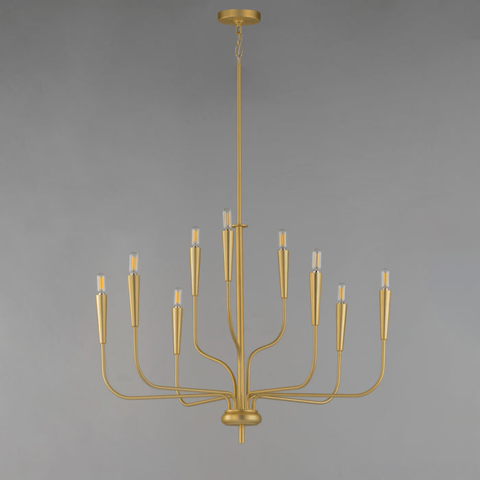 Maxim Vela 9-Light Chandelier Model: 24819SBR