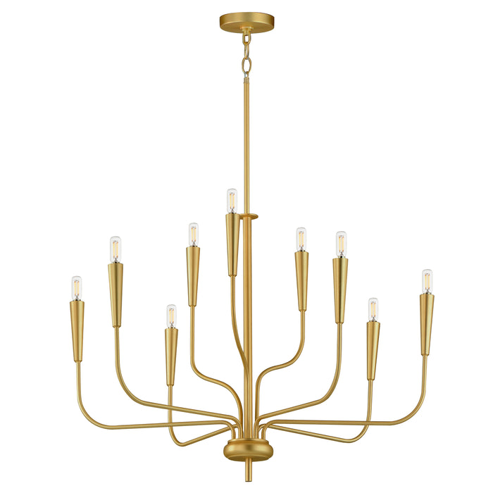 Maxim Vela 9-Light Chandelier Model: 24819SBR