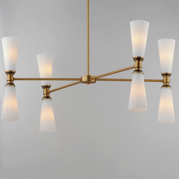 Maxim Krevat 8-Light Chandelier Model: 24828SWBKNAB