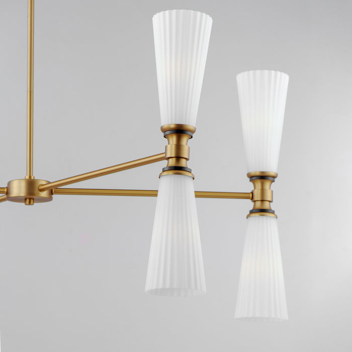 Maxim Krevat 8-Light Chandelier Model: 24828SWBKNAB