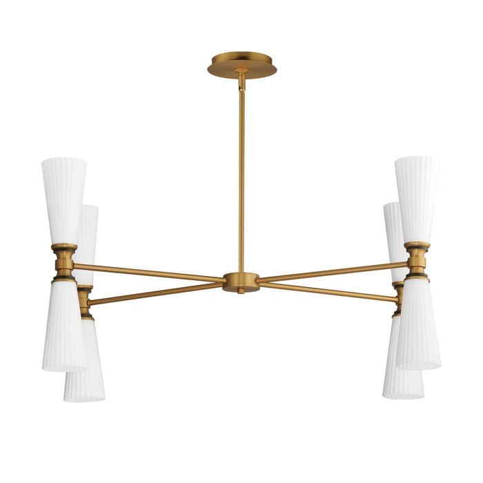 Maxim Krevat 8-Light Chandelier Model: 24828SWBKNAB