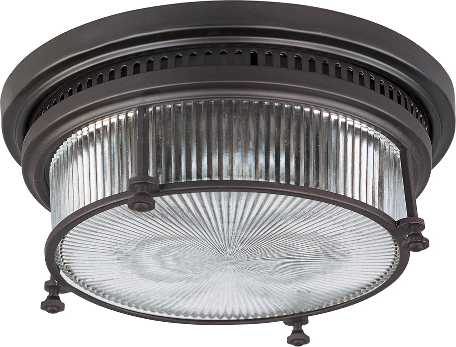 Maxim Hi-Bay 2-Light Flush Mount Model: 25000CLBZ