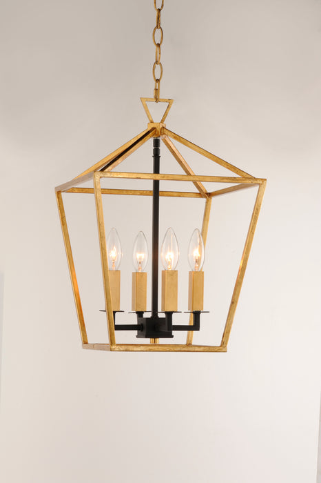 Maxim Abode 4-Light Small Chandelier Model: 25152GLTXB