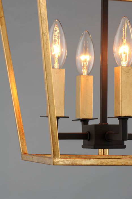 Maxim Abode 4-Light Small Chandelier Model: 25152GLTXB