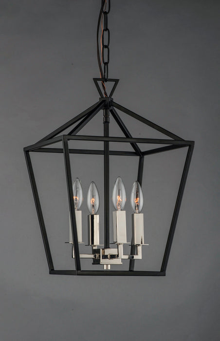 Maxim Abode 4-Light Small Chandelier Model: 25152TXBPN