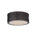 Maxim Trestle 2-Light Flush Mount Model: 25160OIAB