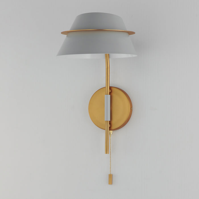 Maxim Lucas Single Sconce with Switch Model: 25220LFGNAB