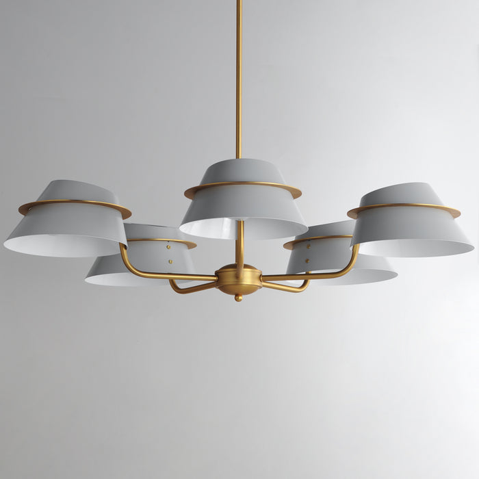 Maxim Lucas 5-Light Chandelier Model: 25225LFGNAB