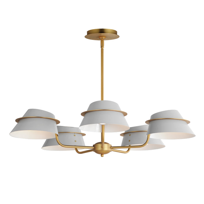 Maxim Lucas 5-Light Chandelier Model: 25225LFGNAB