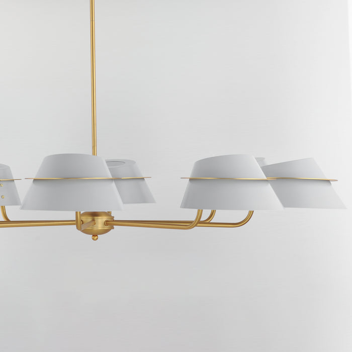 Maxim Lucas 8-Light Chandelier Model: 25228LFGNAB