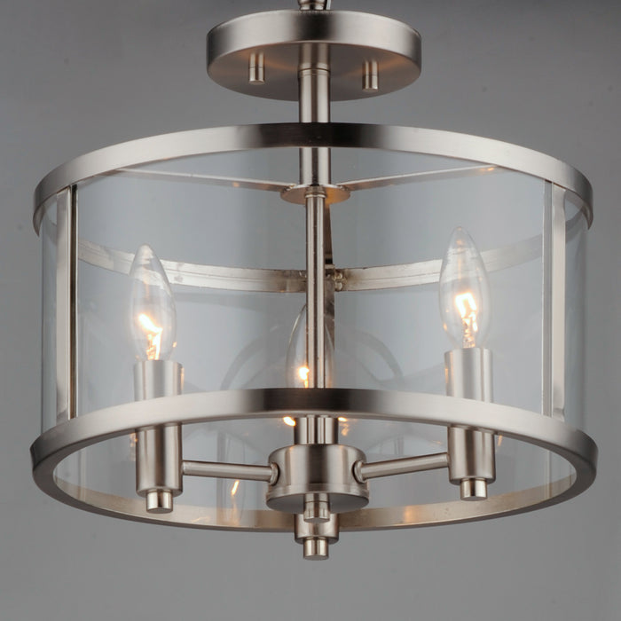 Maxim Sentinel 3-Light Semi Flush Model: 25250CLSN