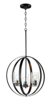 Maxim Sentinel 3-Light Pendant Model: 25254CLBK