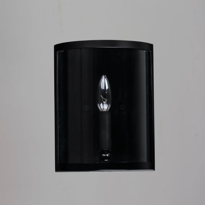 Maxim Sentinel 1-Light Wall Sconce Model: 25259CLBK