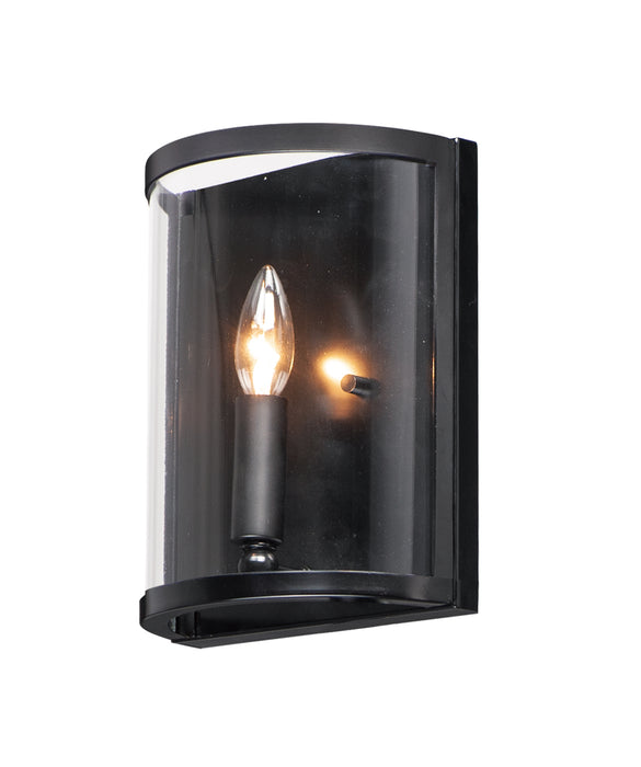 Maxim Sentinel 1-Light Wall Sconce Model: 25259CLBK