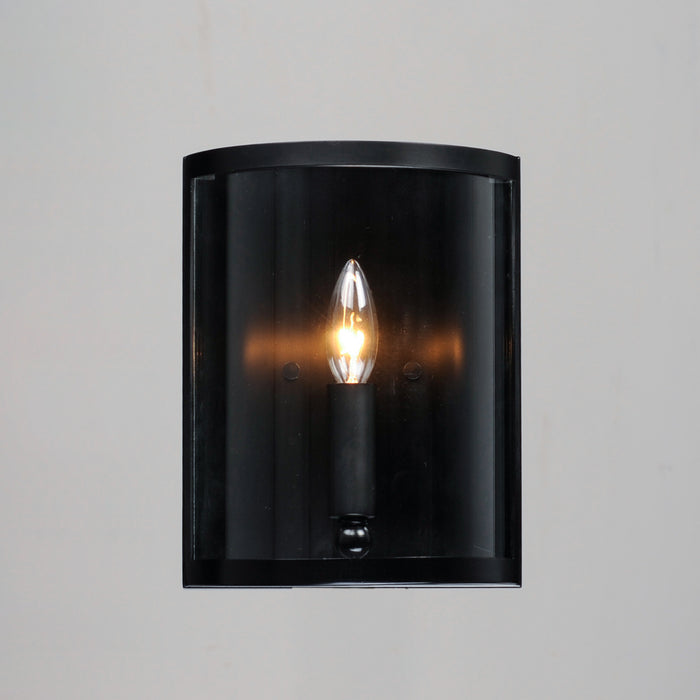 Maxim Sentinel 1-Light Wall Sconce Model: 25259CLBK