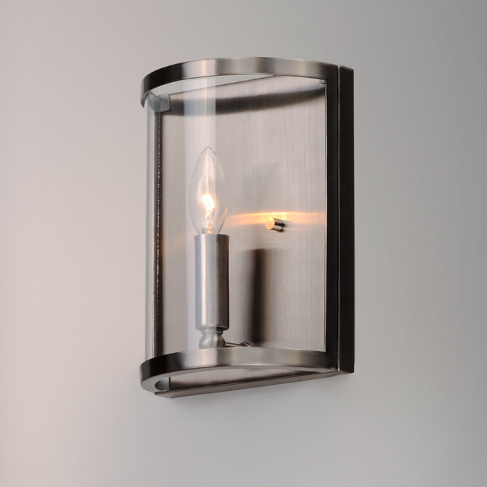 Maxim Sentinel 1-Light Wall Sconce Model: 25259CLSN