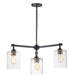 Maxim Stonehenge 3-Light Chandelier Model: 25273SSBZ