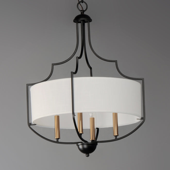 Maxim Savant 4-Light Chandelier Model: 25284WLBZAB