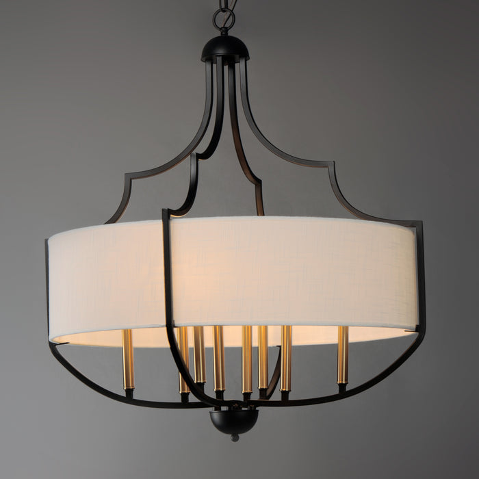 Maxim Savant 8-Light Chandelier Model: 25285WLBZAB