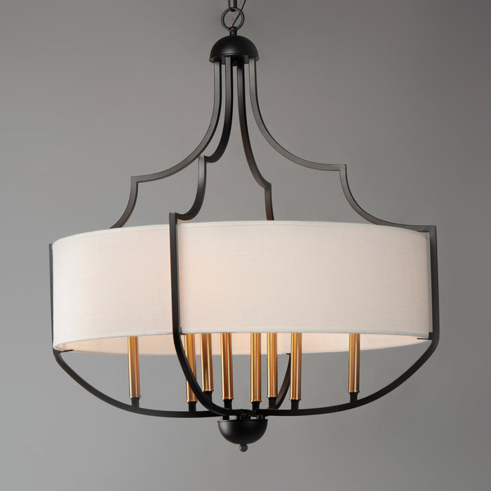 Maxim Savant 8-Light Chandelier Model: 25285WLBZAB