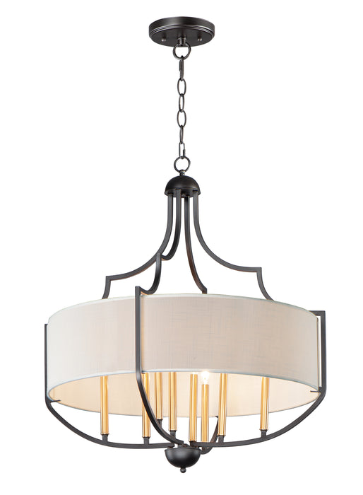 Maxim Savant 8-Light Chandelier Model: 25285WLBZAB