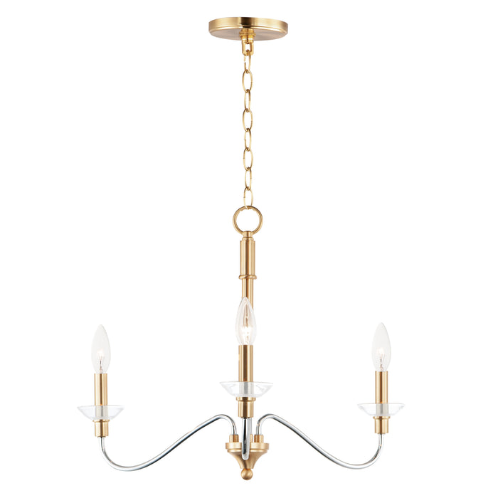 Maxim Clarion 3-Light Pendant Model: 25373CLPCSBR