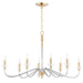 Maxim Clarion 8-Light Chandelier Model: 25378CLPCSBR