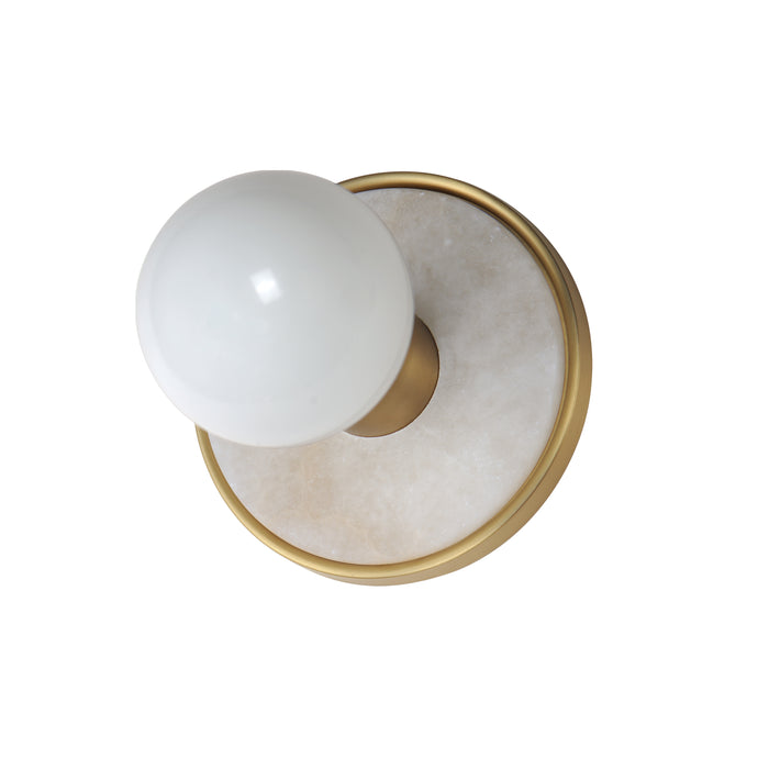 Maxim Hollywood Stone 1-Light Sconce Model: 26091WANAB