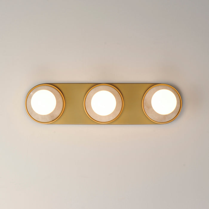 Maxim Hollywood Stone 3-Light Sconce Model: 26093WANAB