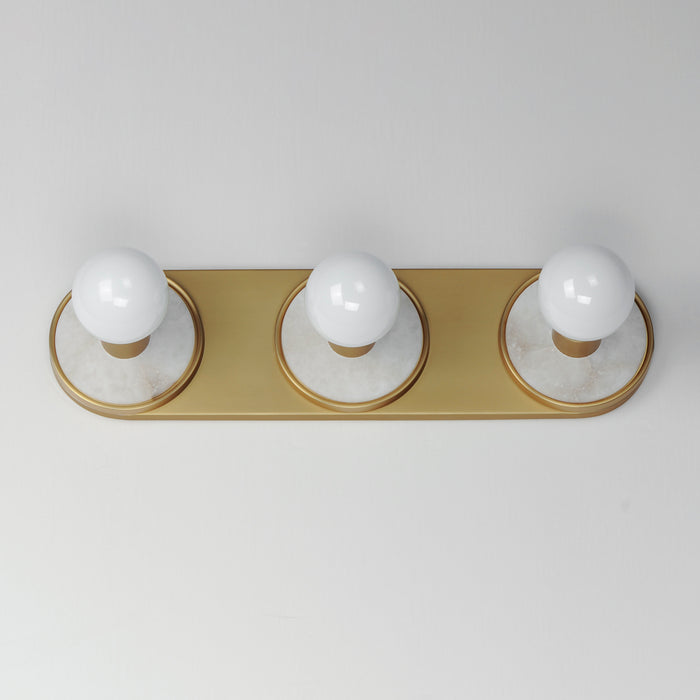 Maxim Hollywood Stone 3-Light Sconce Model: 26093WANAB