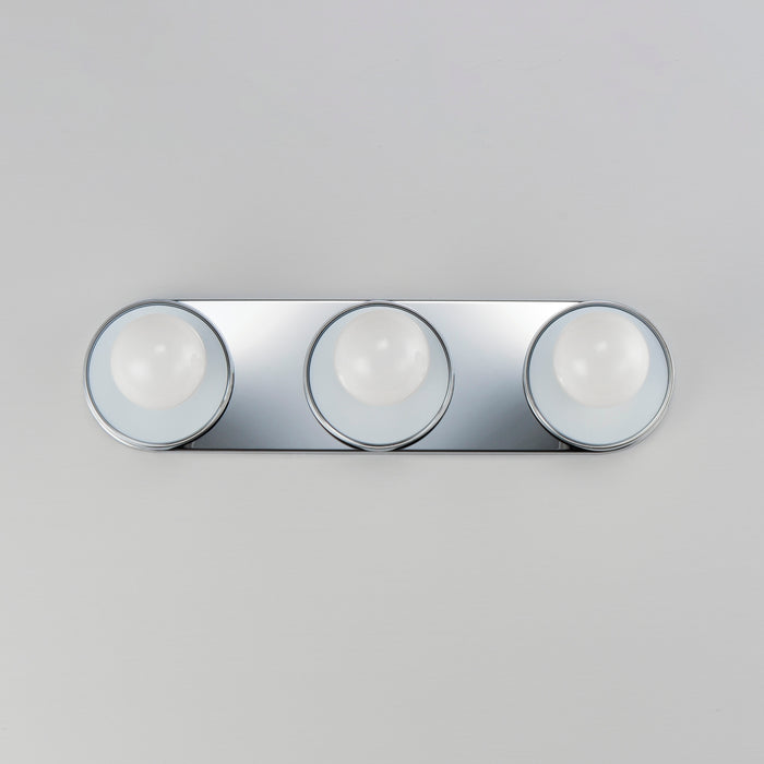 Maxim Hollywood 3-Light Sconce Model: 26093WTBKPC