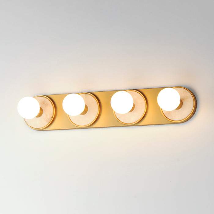 Maxim Hollywood Stone 4-Light Sconce Model: 26094WANAB