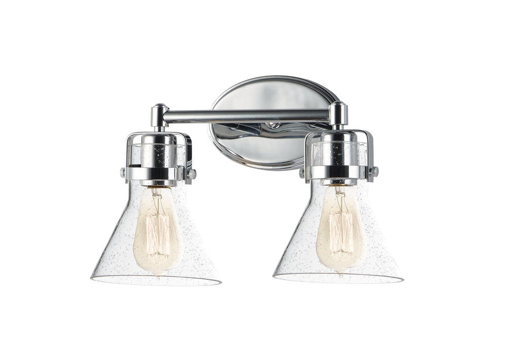 Maxim Seafarer 2-Light Bath Vanity With Bulbs Model: 26112CDPC/BUL