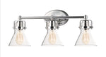 Maxim Seafarer 3-Light Bath Vanity With Bulbs Model: 26113CDPC/BUL