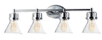 Maxim Seafarer 4-Light Bath Vanity With Bulbs Model: 26114CDPC/BUL