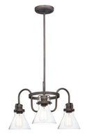 Maxim Seafarer 3-Light Chandelier With Bulbs Model: 26116CDOI/BUL