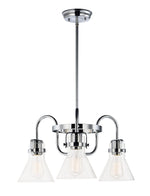 Maxim Seafarer 3-Light Chandelier With Bulbs Model: 26116CDPC/BUL